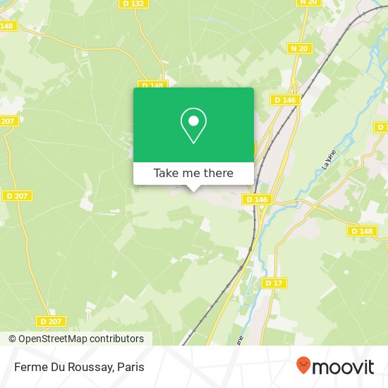 Ferme Du Roussay map