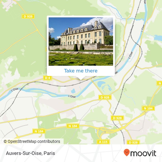 Auvers-Sur-Oise map