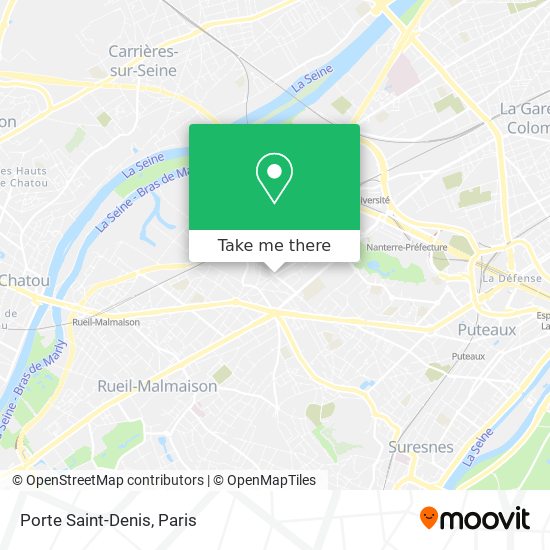 Mapa Porte Saint-Denis