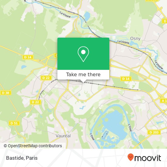 Mapa Bastide