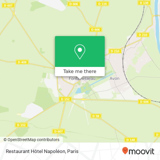 Restaurant Hôtel Napoléon map