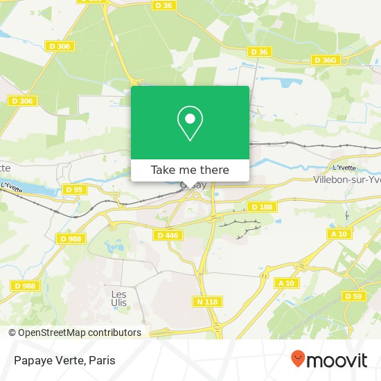 Papaye Verte map