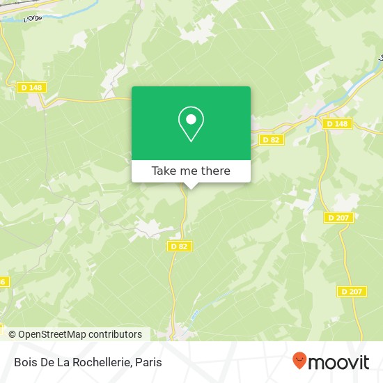 Mapa Bois De La Rochellerie