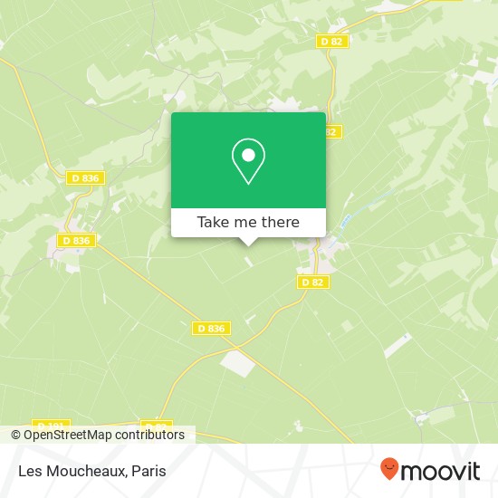 Les Moucheaux map