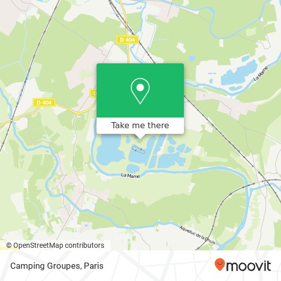 Camping Groupes map