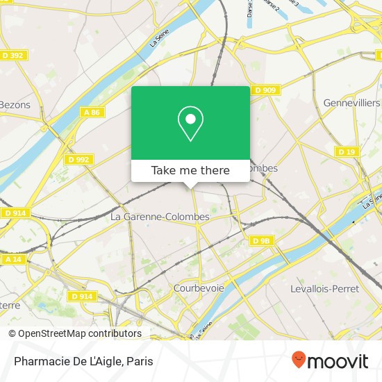 Mapa Pharmacie De L'Aigle