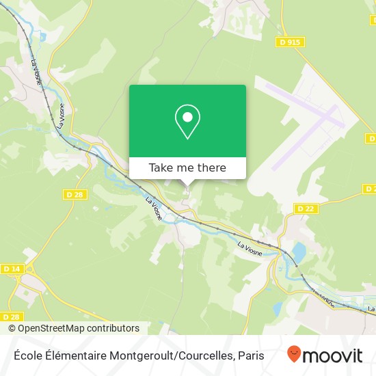 Mapa École Élémentaire Montgeroult / Courcelles