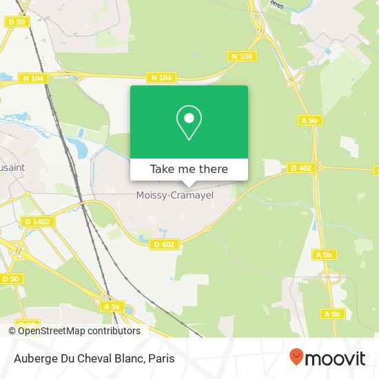 Auberge Du Cheval Blanc map