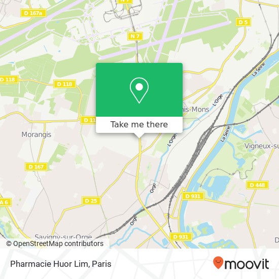 Pharmacie Huor Lim map