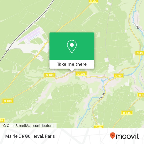 Mapa Mairie De Guillerval