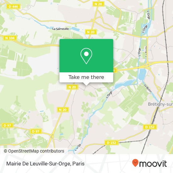 Mapa Mairie De Leuville-Sur-Orge