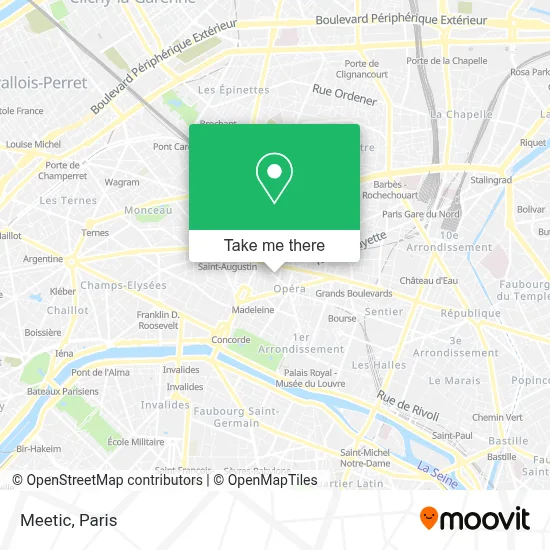Meetic map