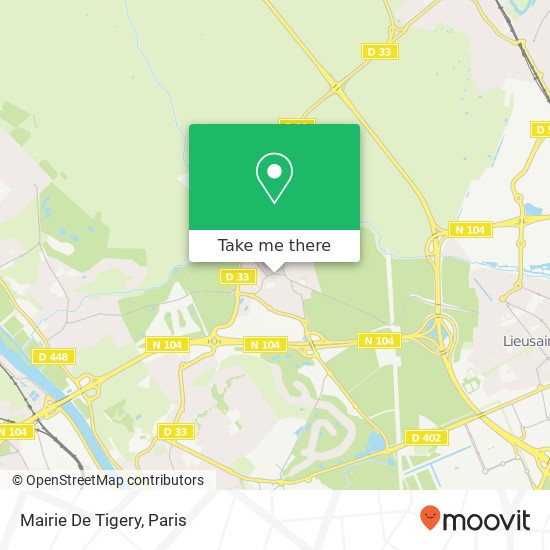 Mapa Mairie De Tigery