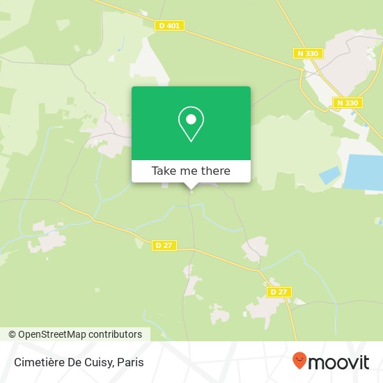 Mapa Cimetière De Cuisy