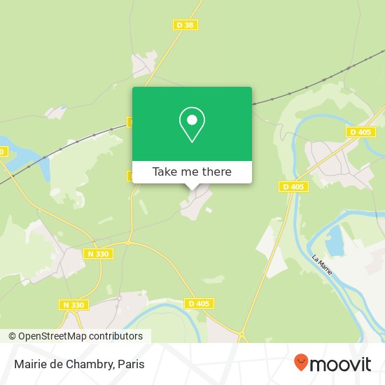Mapa Mairie de Chambry