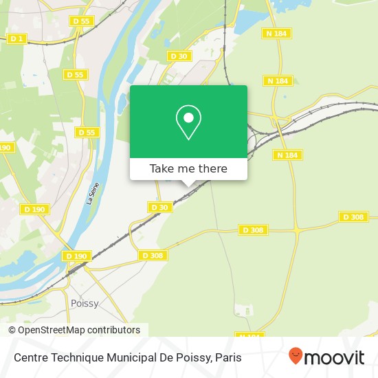 Centre Technique Municipal De Poissy map