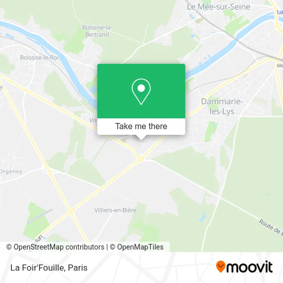 La Foir'Fouille map