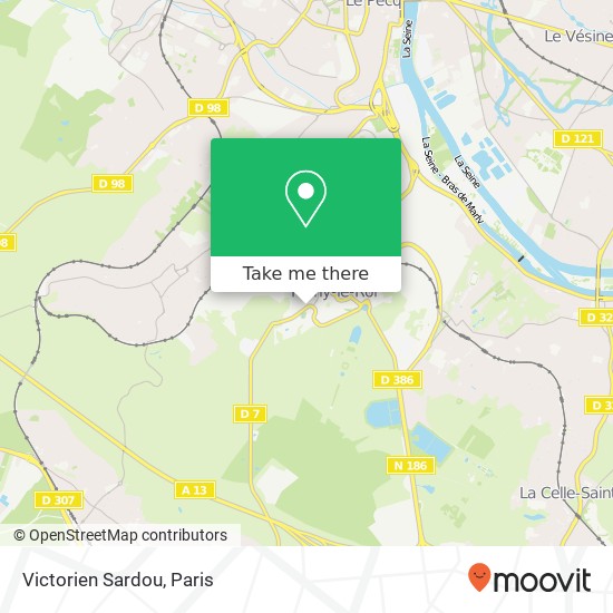 Victorien Sardou map