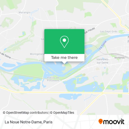 La Noue Notre-Dame map