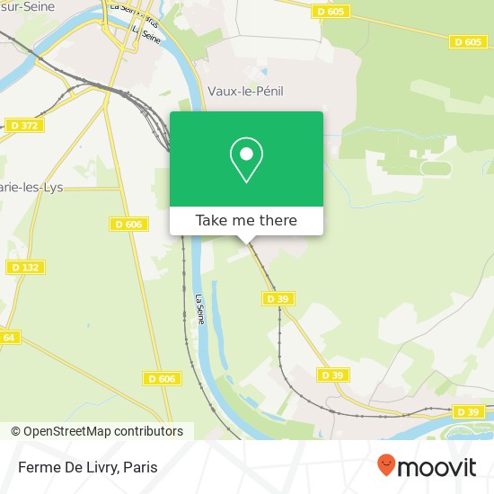 Mapa Ferme De Livry