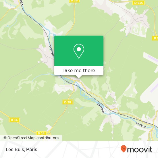 Les Buis map