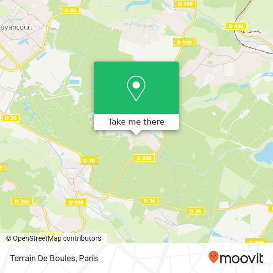 Mapa Terrain De Boules