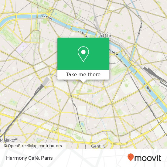 Harmony Café map