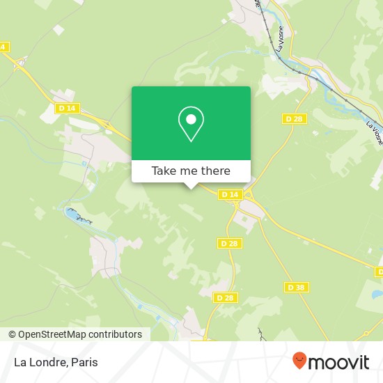 La Londre map