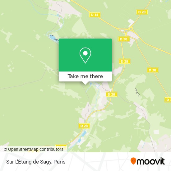 Sur L'Étang de Sagy map