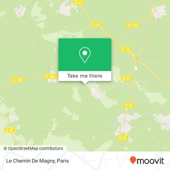 Le Chemin De Magny map