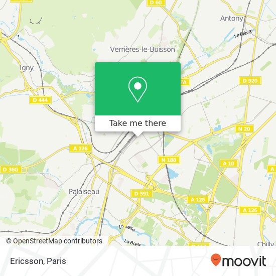 Mapa Ericsson