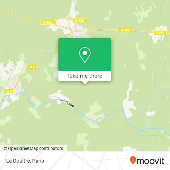 La Doultre map