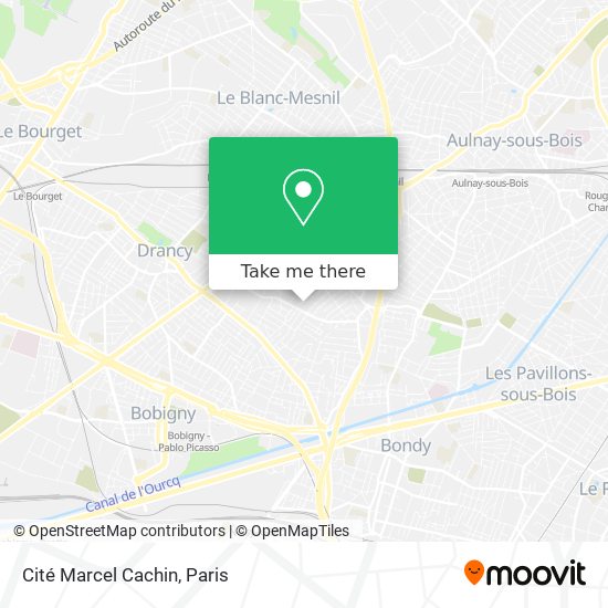 Cité Marcel Cachin map