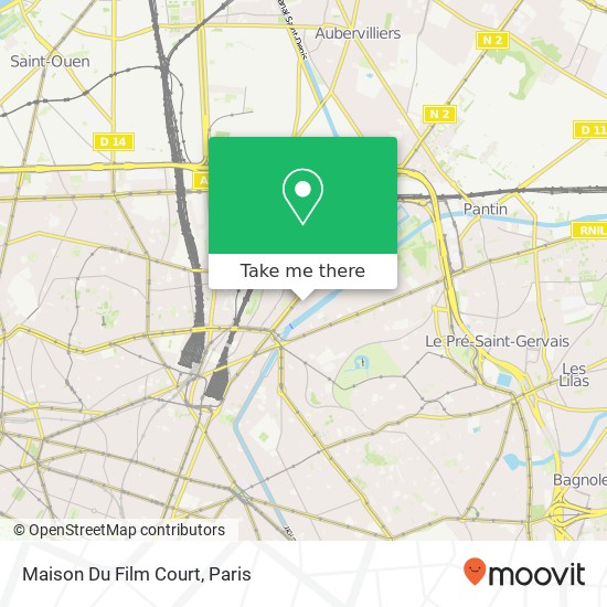 Mapa Maison Du Film Court