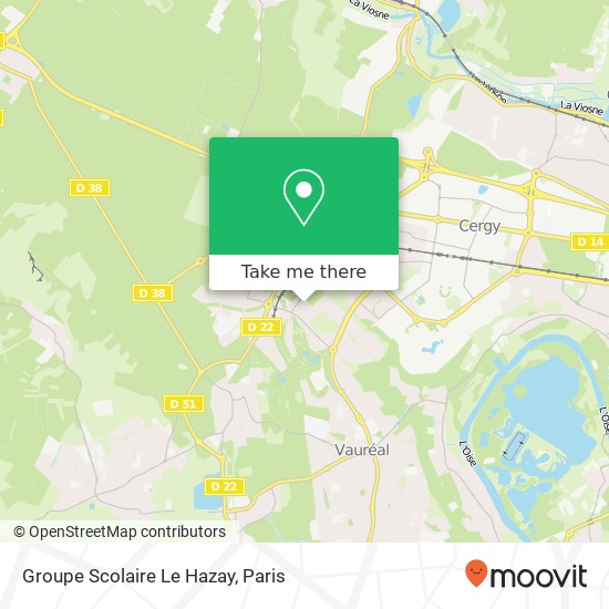 Groupe Scolaire Le Hazay map