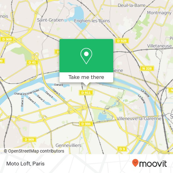 Moto Loft map