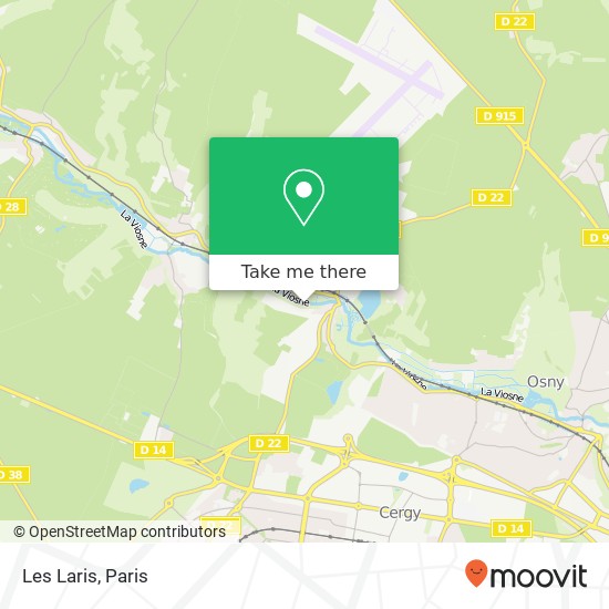Mapa Les Laris
