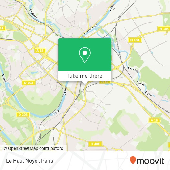 Le Haut Noyer map