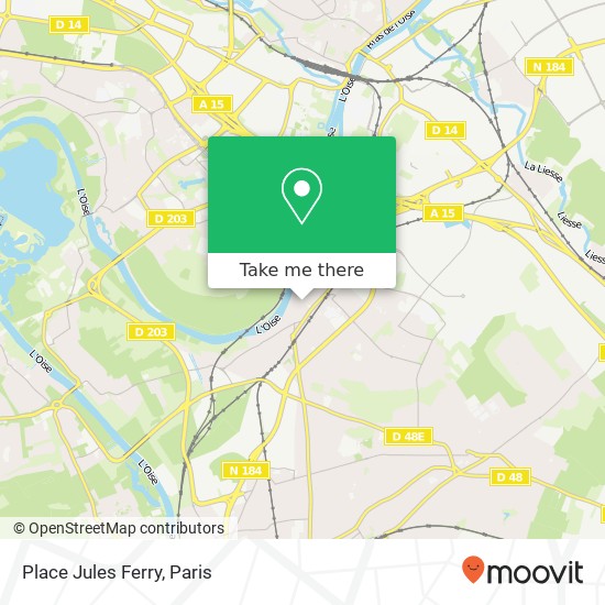 Mapa Place Jules Ferry