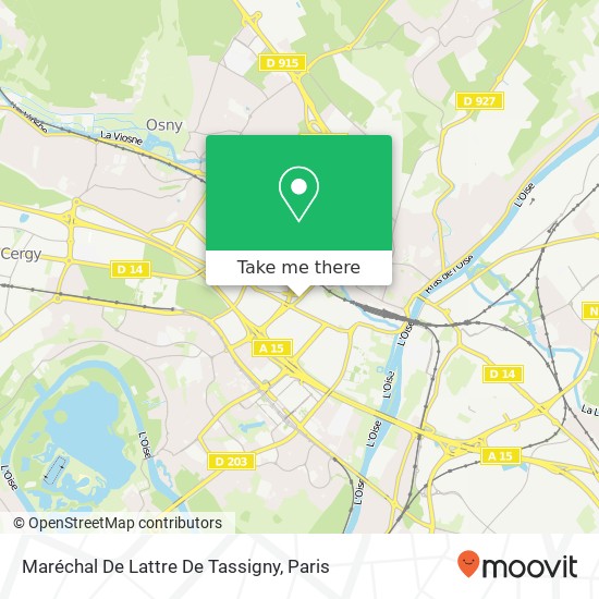 Mapa Maréchal De Lattre De Tassigny