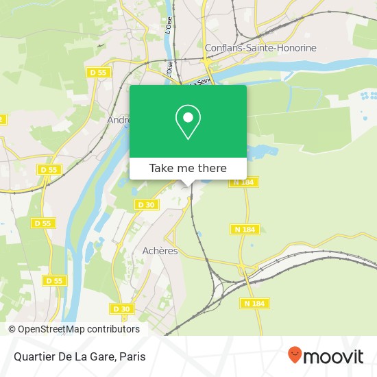 Quartier De La Gare map