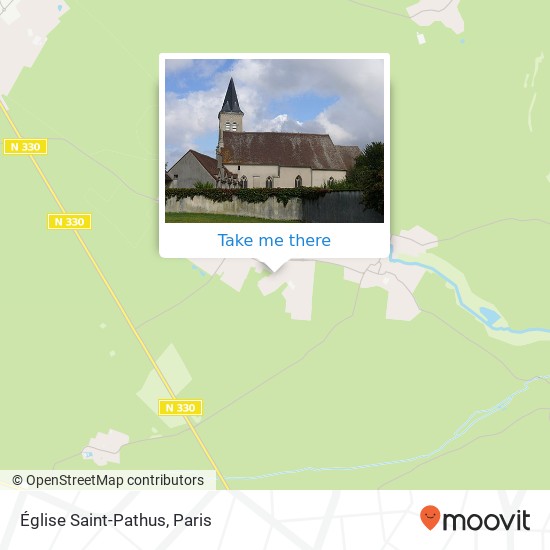 Mapa Église Saint-Pathus
