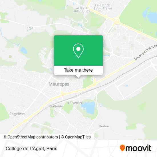 Collège de L'Agiot map