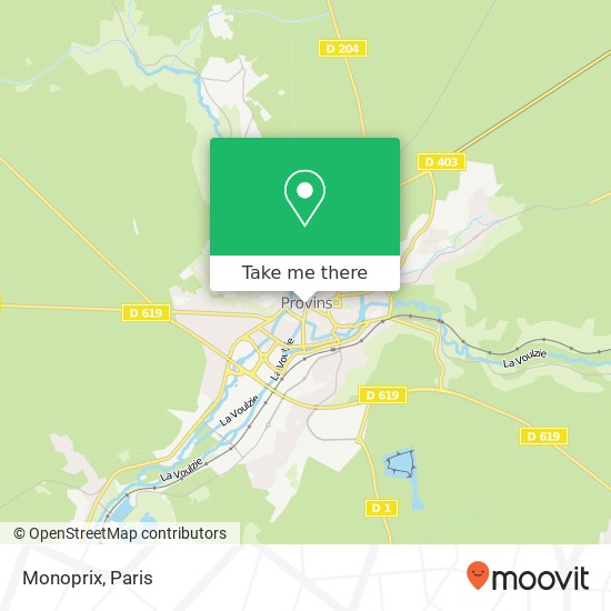 Monoprix map