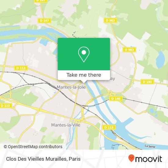 Clos Des Vieilles Murailles map