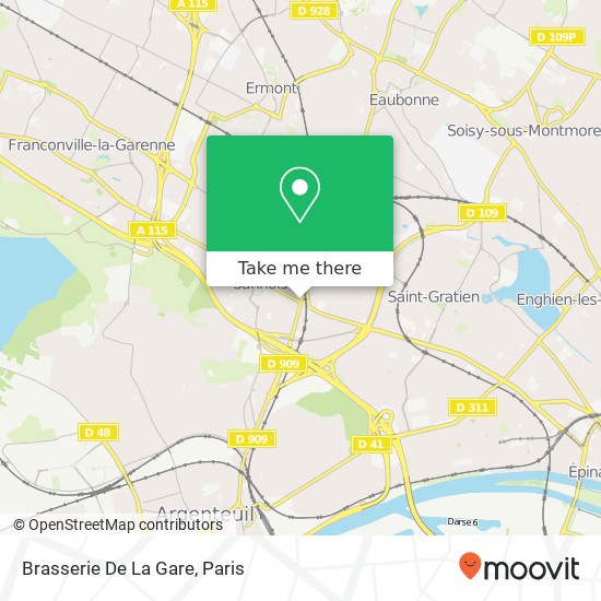 Mapa Brasserie De La Gare