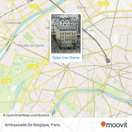 Ambassade De Belgique map