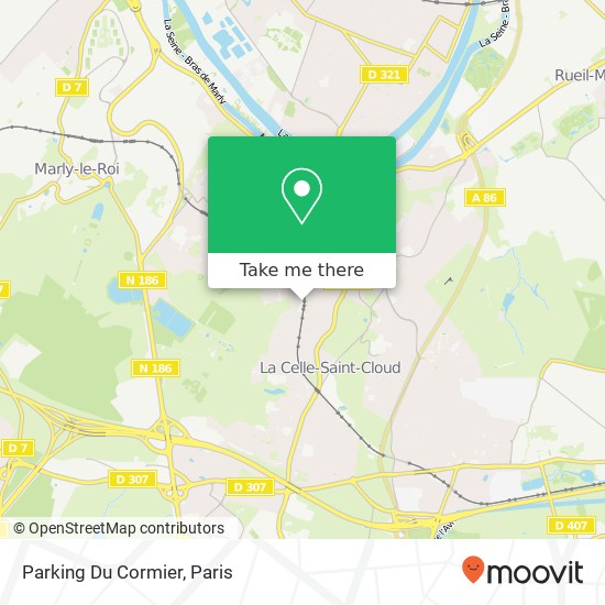 Mapa Parking Du Cormier