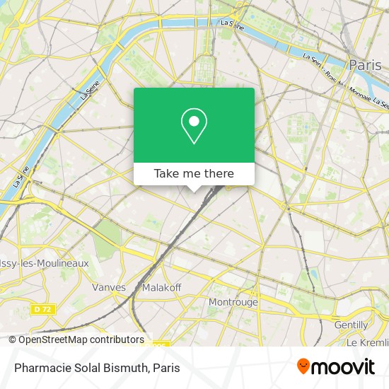 Pharmacie Solal Bismuth map