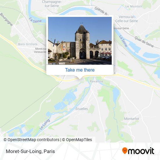 Moret-Sur-Loing map